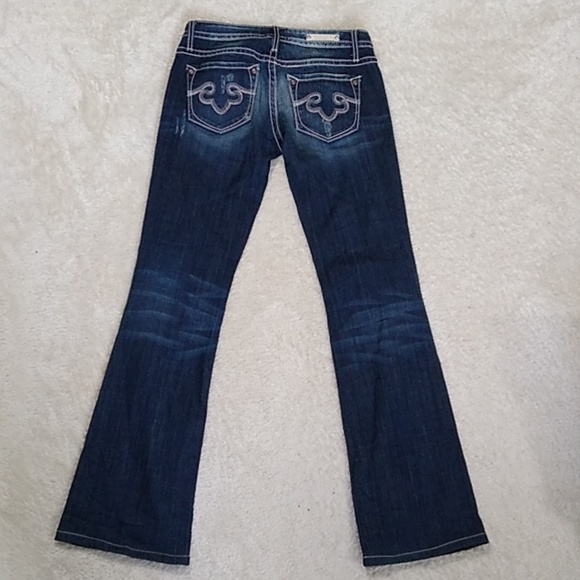 Bedrock for Express Jeans size 0 Boot Distressed - Picture 7 of 16